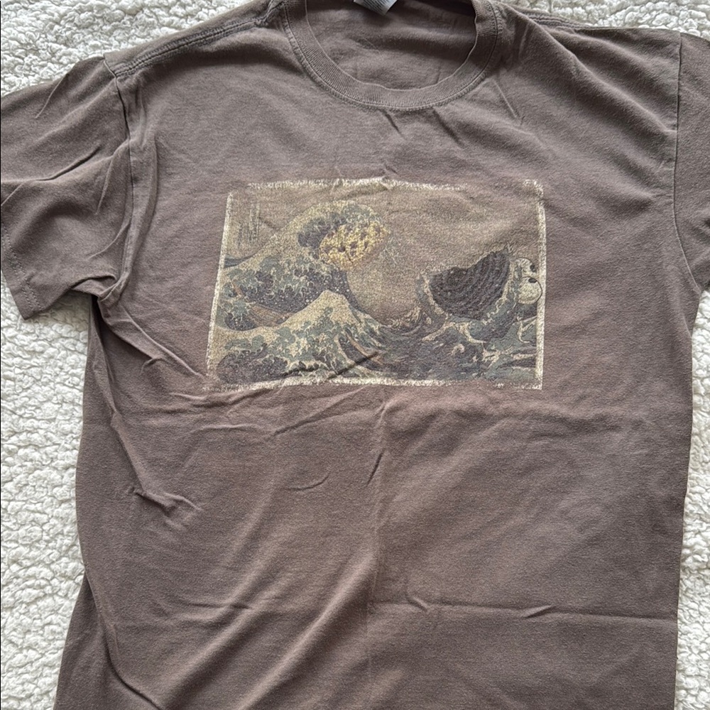 Brown Graphic T-Shirt